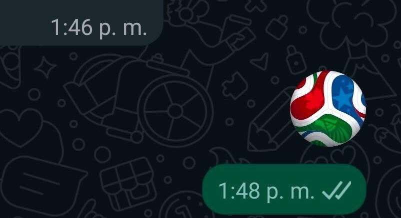 Trionda, el balón del Mundial 2026, llegó a WhatsApp. ARCHIVO.