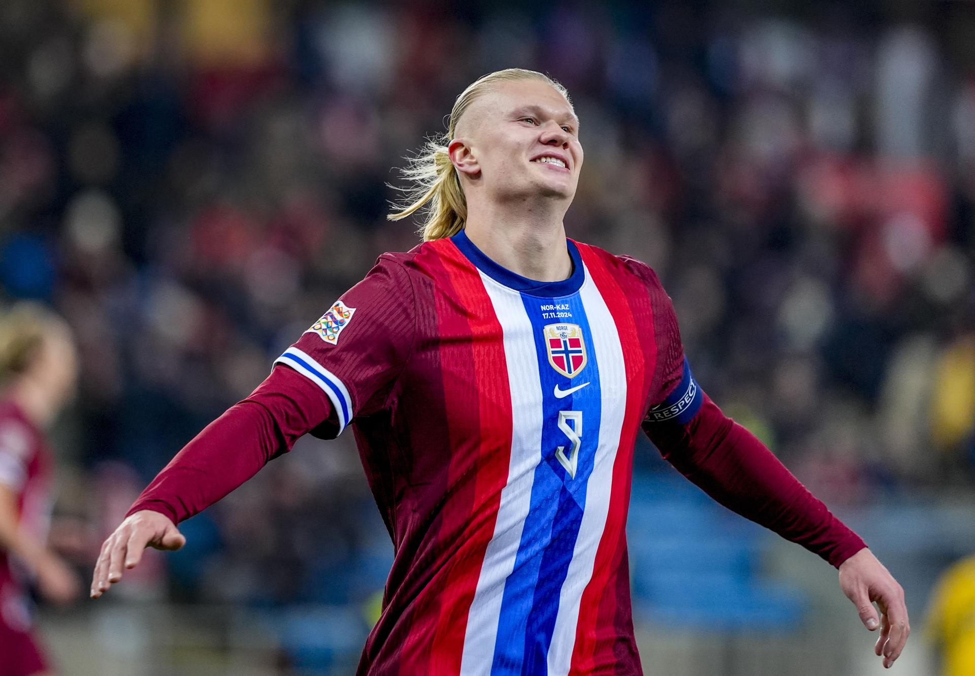 Erling Haaland, nacido en Inglaterra, pero jugará el Mundial para Noruega. ARCHIVO.